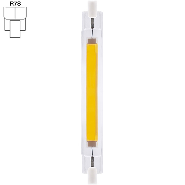 Century Lampadina LED Tre-D COB 220V 8W Attacco R7S MM118 3000K 1000LM
